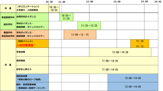 TIME TABLE