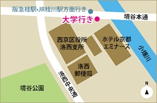 境谷大橋周辺マップ